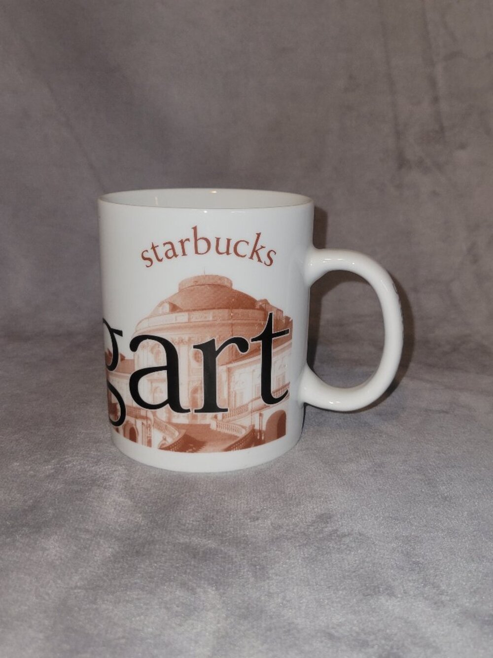 Starbucks City Mug Collector Series Stuttgart Germany Coffee Mug White 2002